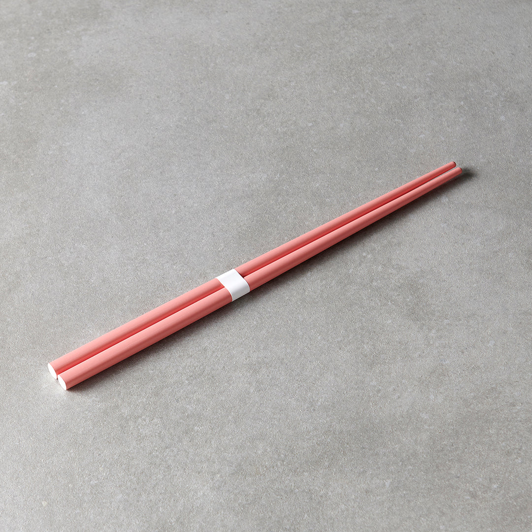 Chopsticks Lacquered Pink & White