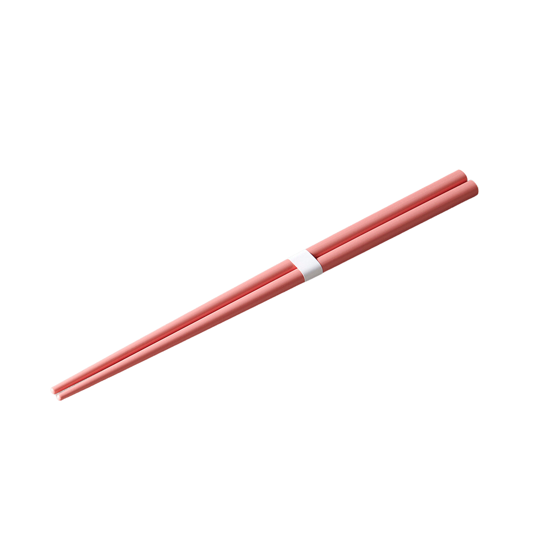 Chopsticks Lacquered Pink & White