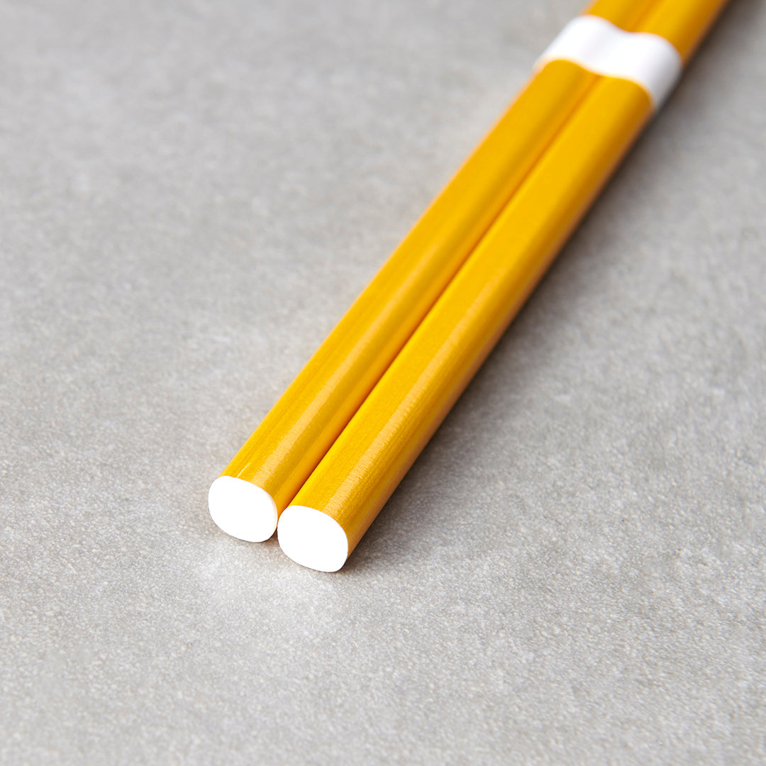 Chopsticks Lacquered Gold & White