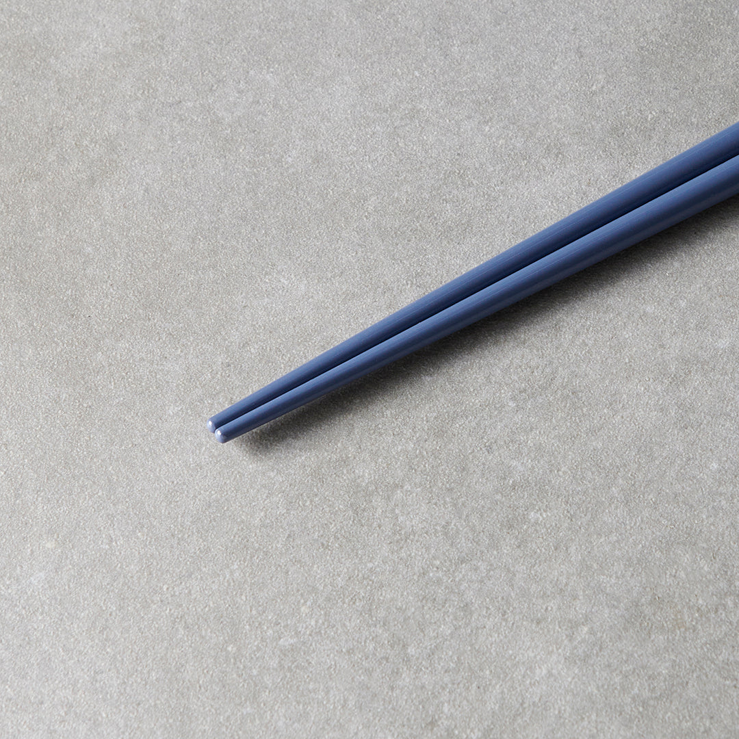 Chopsticks Lacquered Navy & White