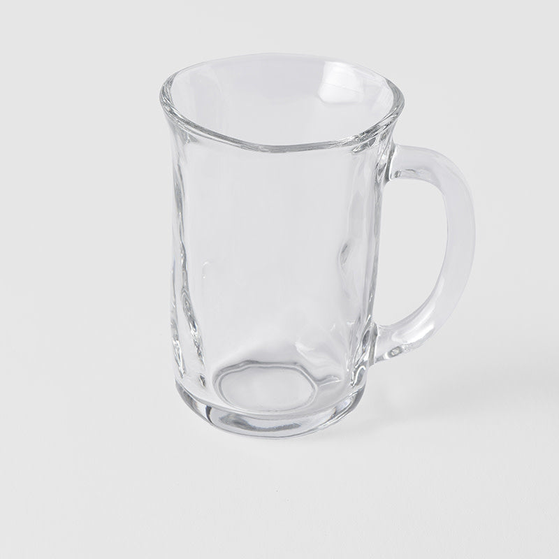 Glass Mug 300ml Free Form