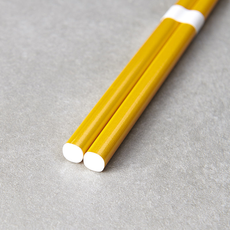Chopsticks Lacquered Gold & White