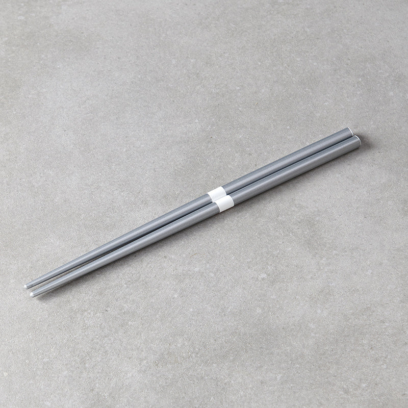 Chopsticks Lacquered Silver & White