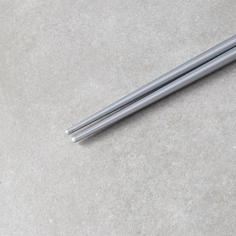 Chopsticks Lacquered Silver & White