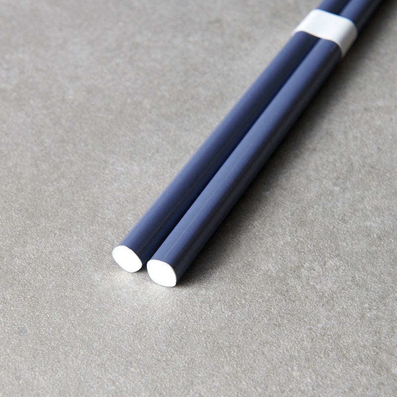 Chopsticks Lacquered Navy & White