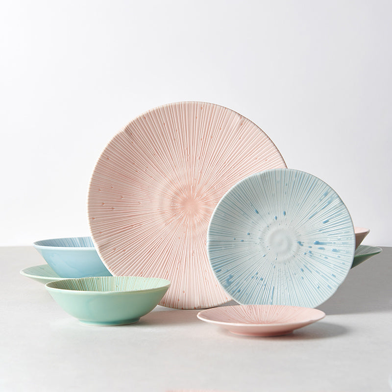 Pasta Bowl 24.5cm Ice Pink Glaze
