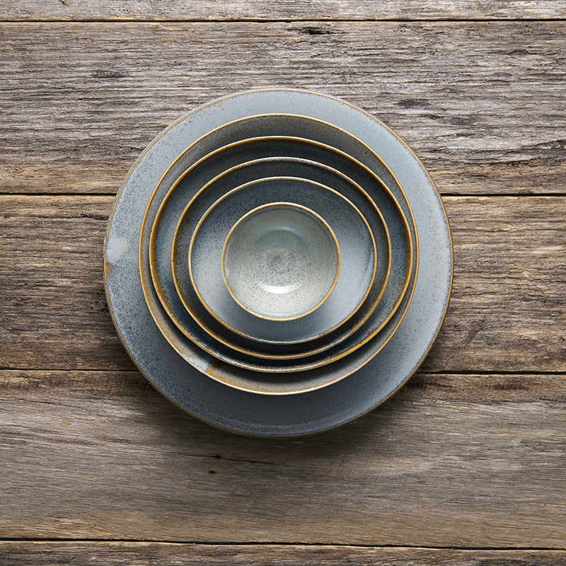 Tea Cup 120ml Steel Grey Glaze