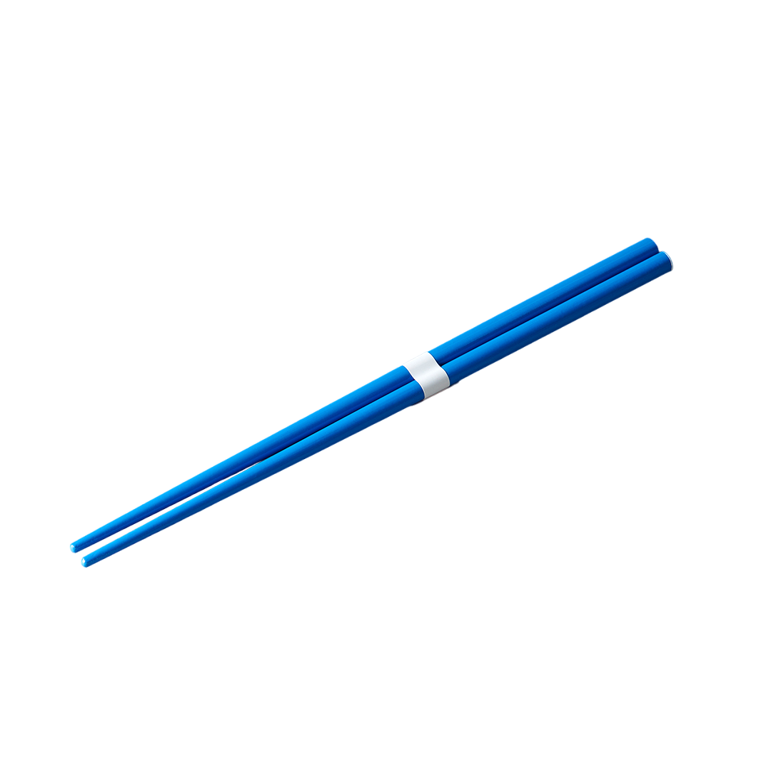 Chopsticks Lacquered Royal & White
