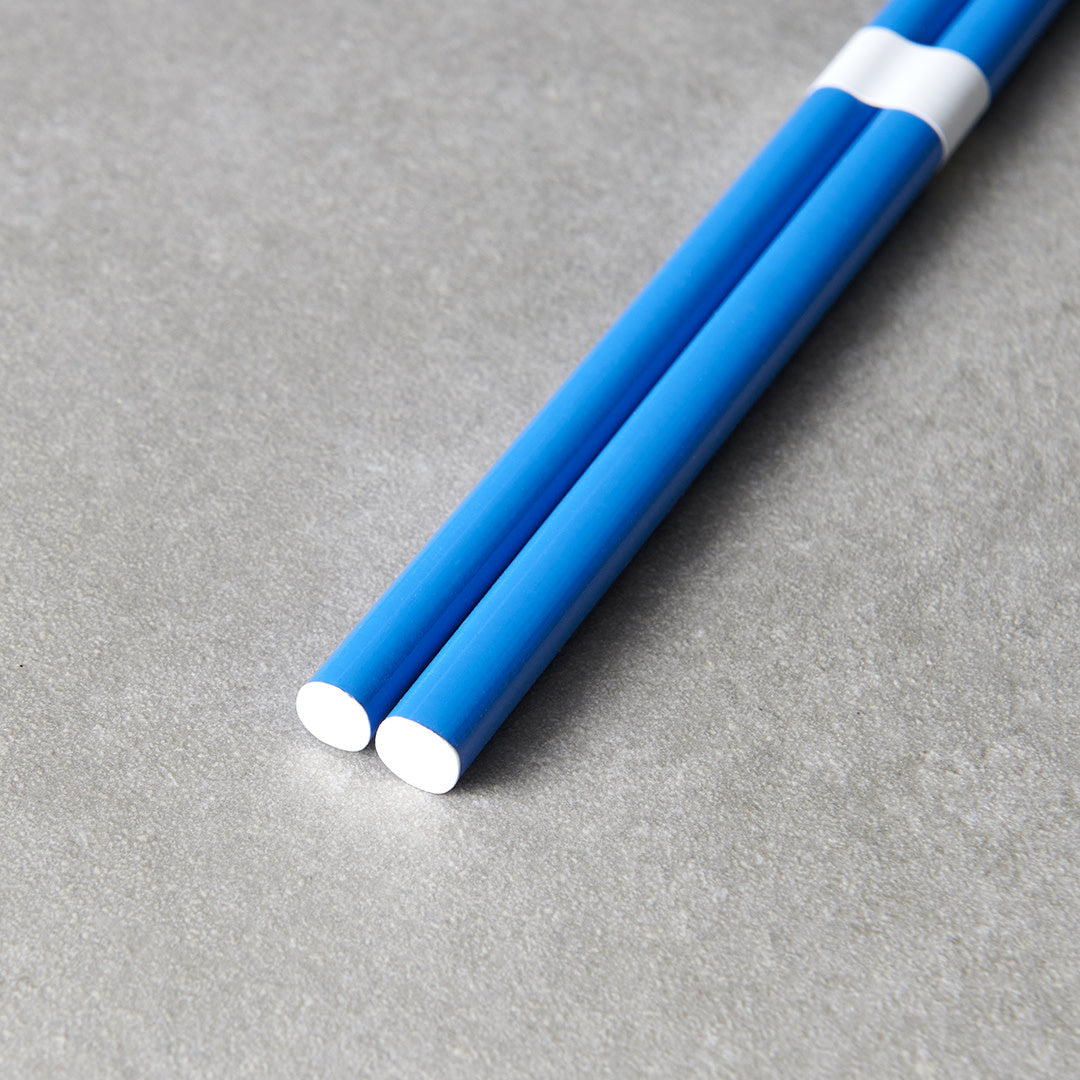 Chopsticks Lacquered Royal & White